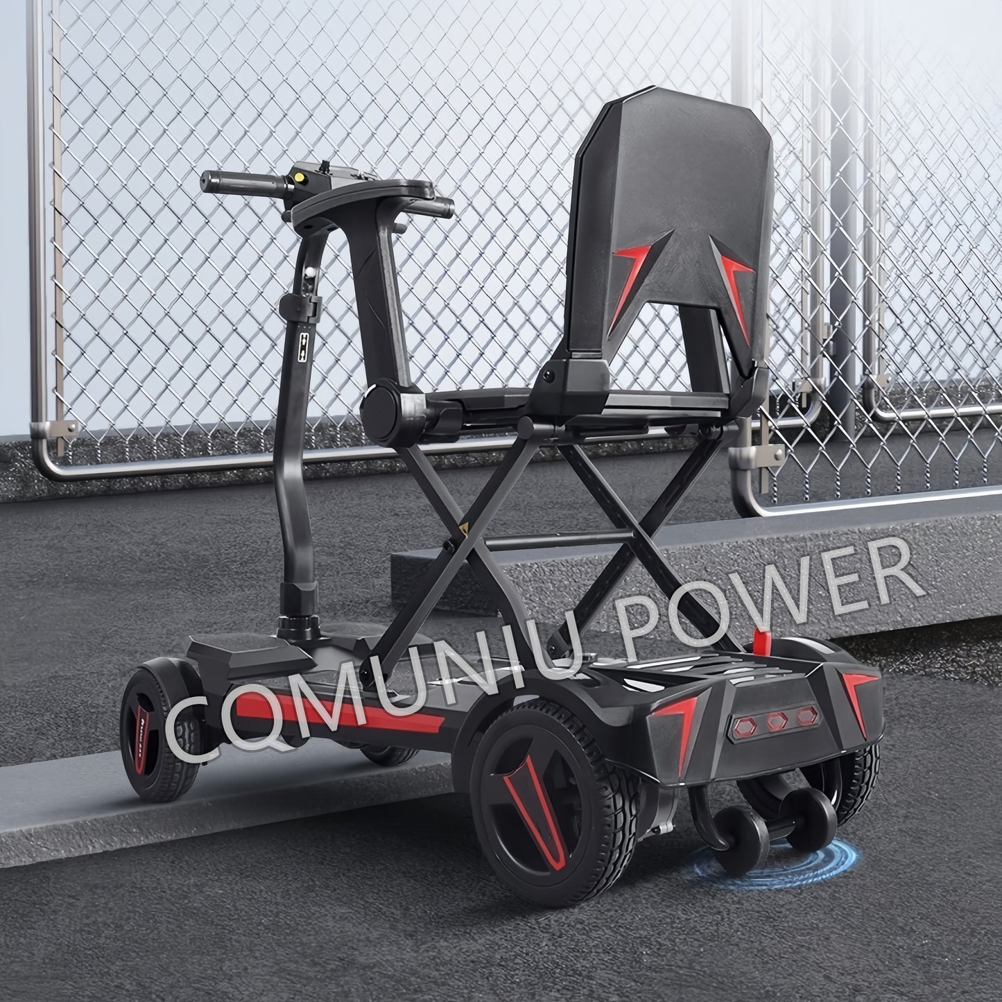MN3473 Magnesium Auto Folding Electric Mobility Scooter Remote Control