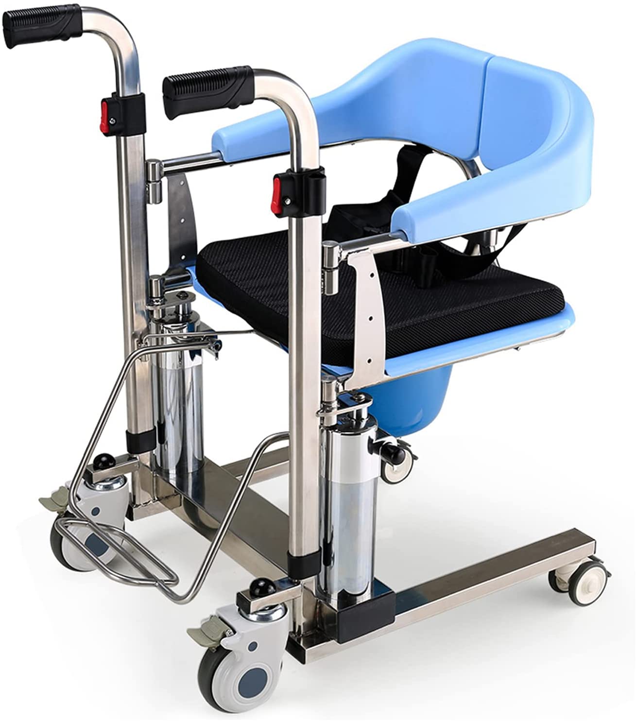 MN260 Waterproof Stainless Steel Hydraulic Patient Lifting Transfer Chair Elderly