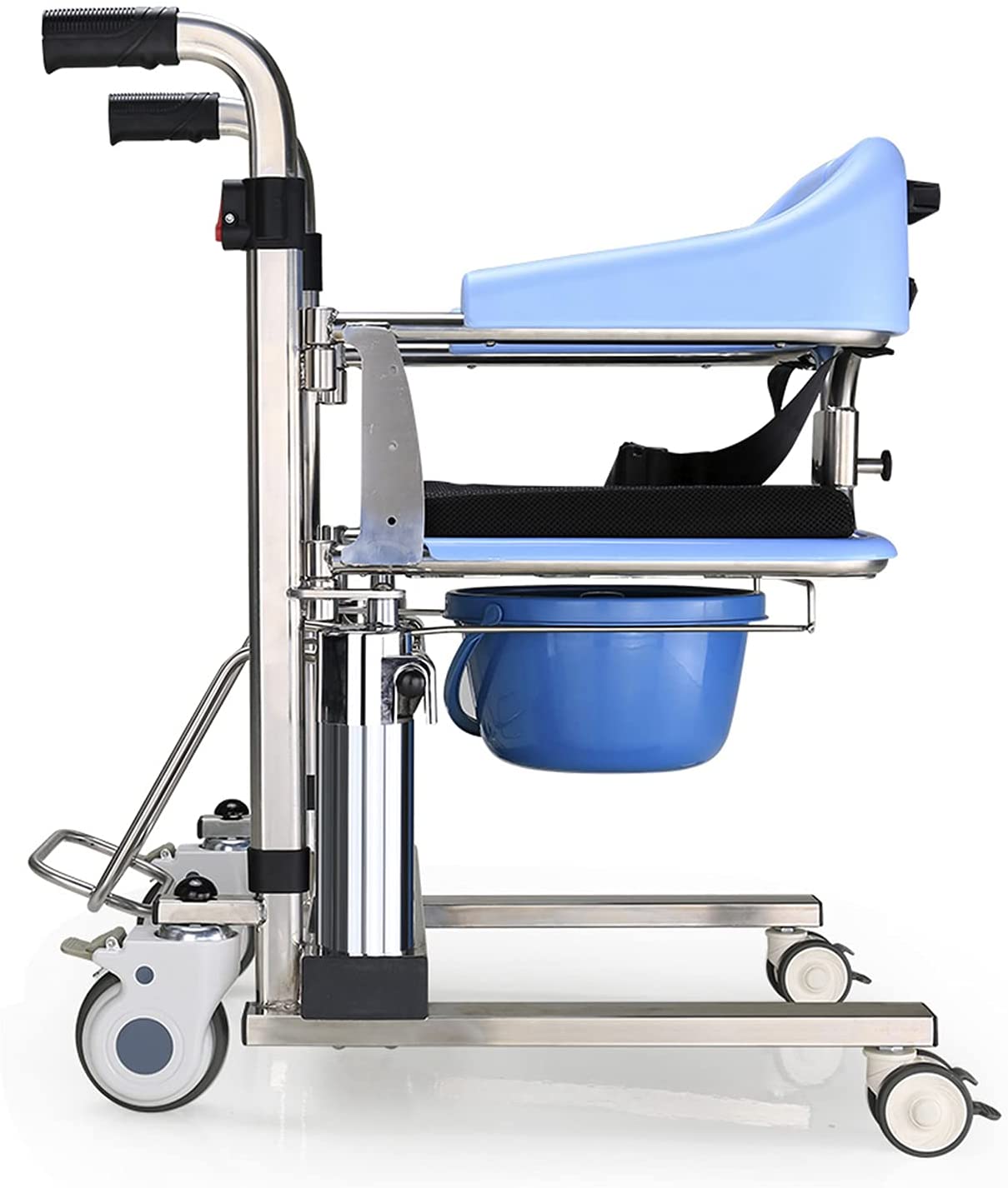 MN260 Waterproof Stainless Steel Hydraulic Patient Lifting Transfer Chair Elderly