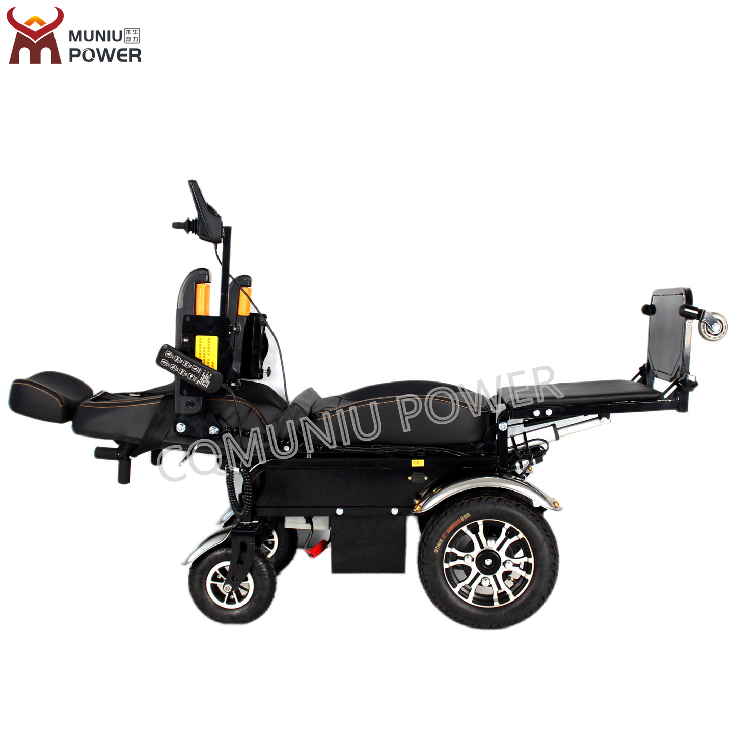 MN-SW2 350W Recline Electric Stand Up Wheelchair Automatic Standing Wheelchair