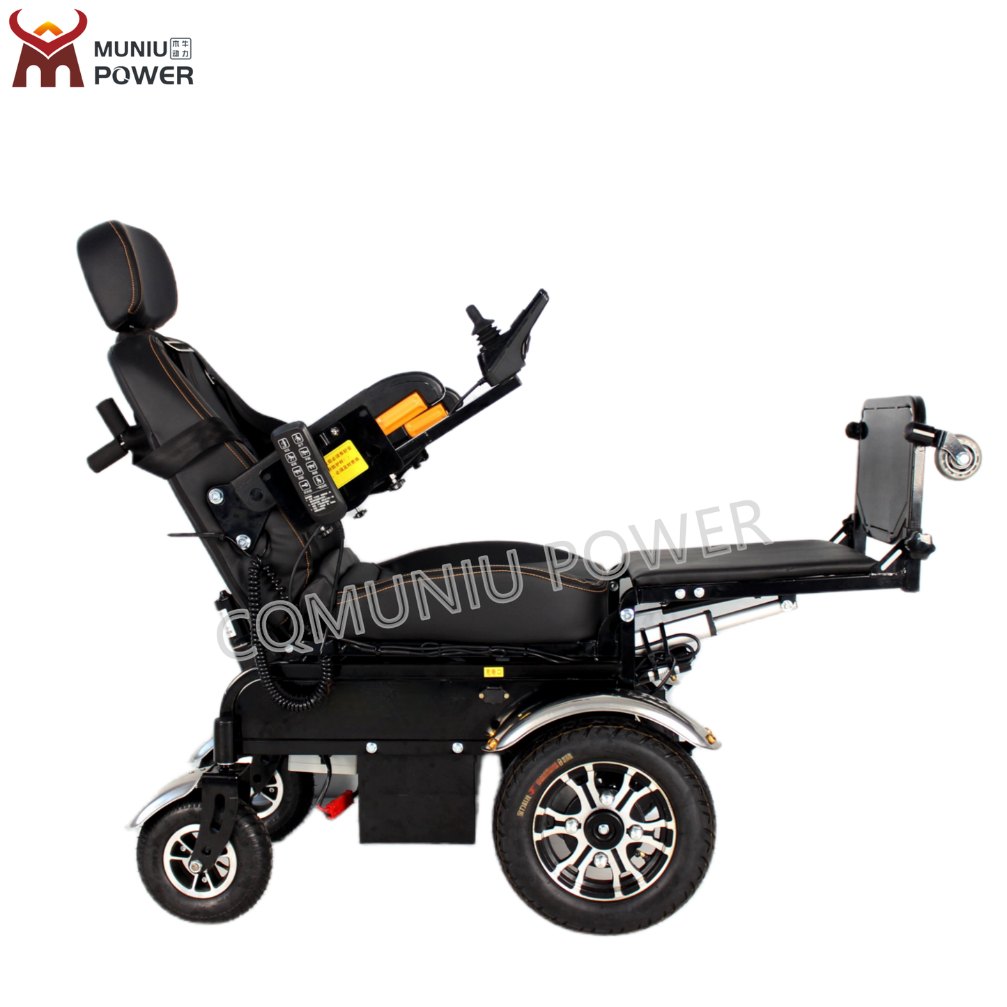 MN-SW2 350W Recline Electric Stand Up Wheelchair Automatic Standing Wheelchair