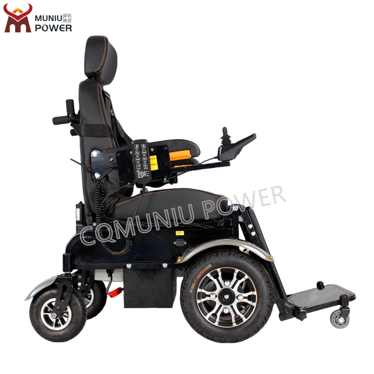 MN-SW2 350W Recline Electric Stand Up Wheelchair Automatic Standing Wheelchair
