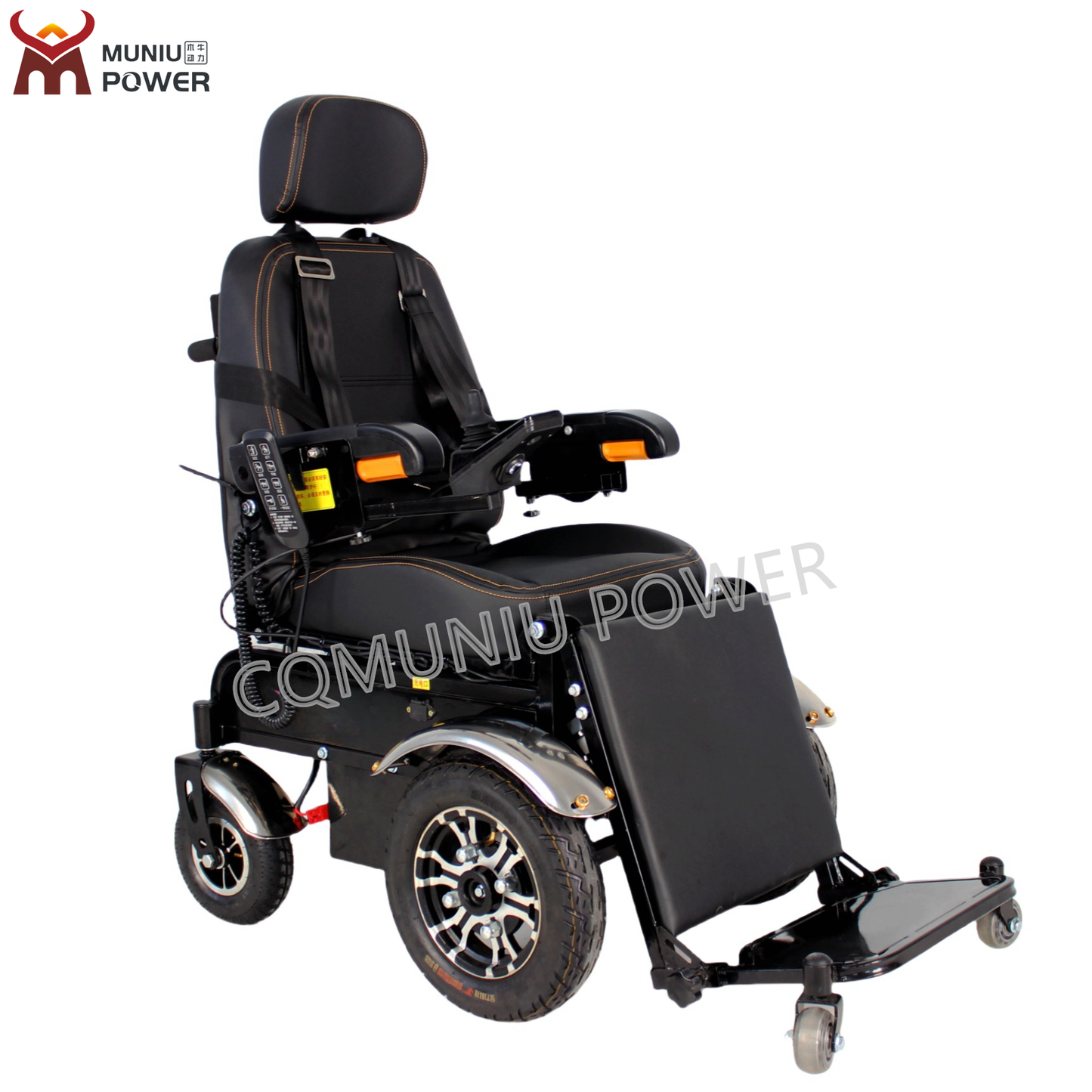 MN-SW2 350W Recline Electric Stand Up Wheelchair Automatic Standing Wheelchair