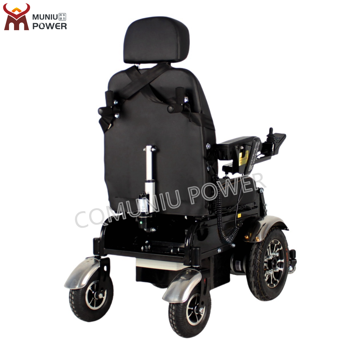 MN-SW2 350W Recline Electric Stand Up Wheelchair Automatic Standing Wheelchair