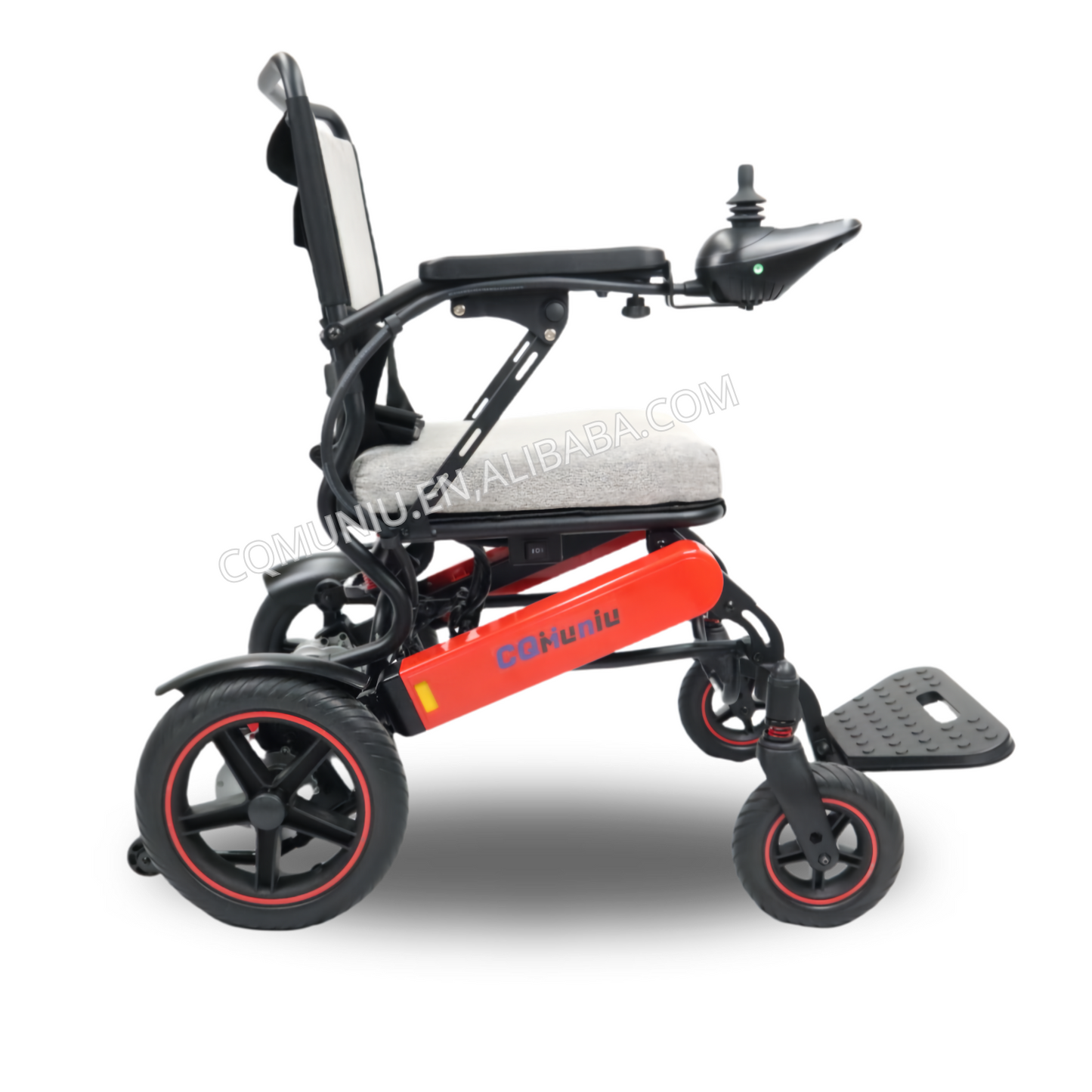 EY05 Aluminum 500W Motor Handicapped Foldable Electric Wheelchair for Elderly