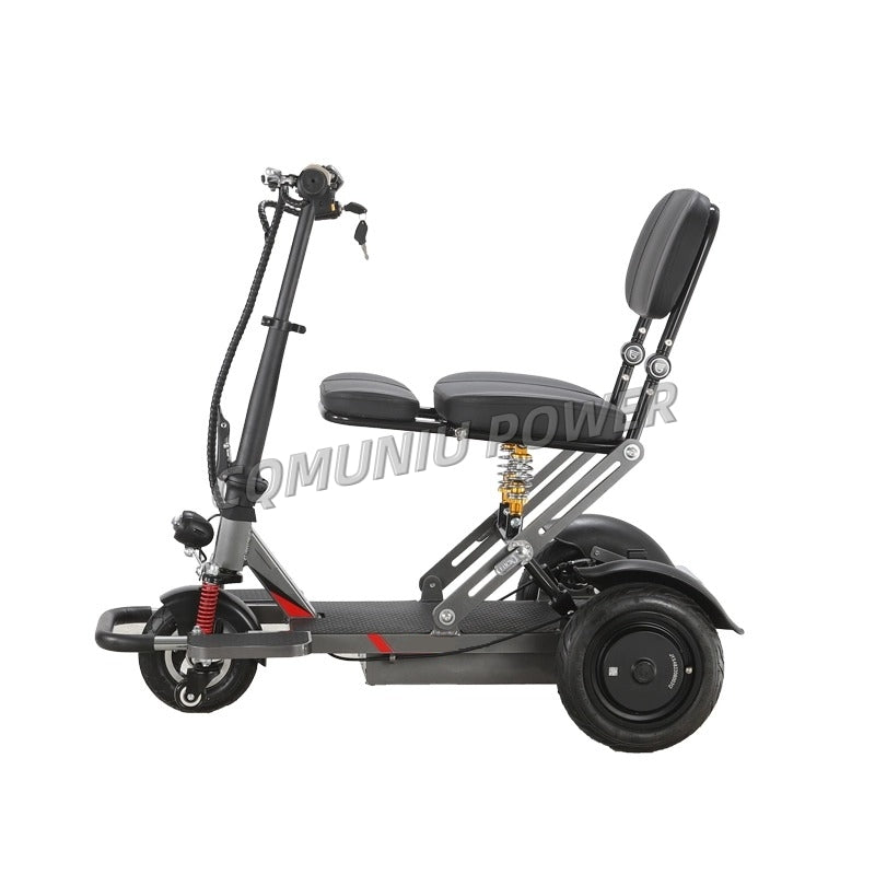 MN078 Folding Handicap Scooter for Adult Aluminum Alloy Handicalpped Electric Mobility Scooter