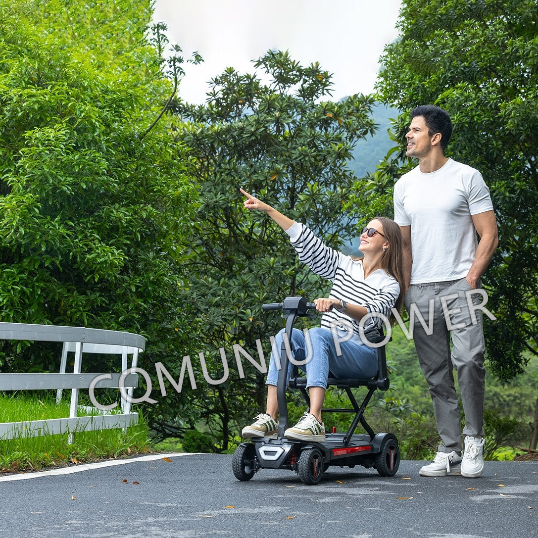 MN3473 Magnesium Auto Folding Electric Mobility Scooter Remote Control