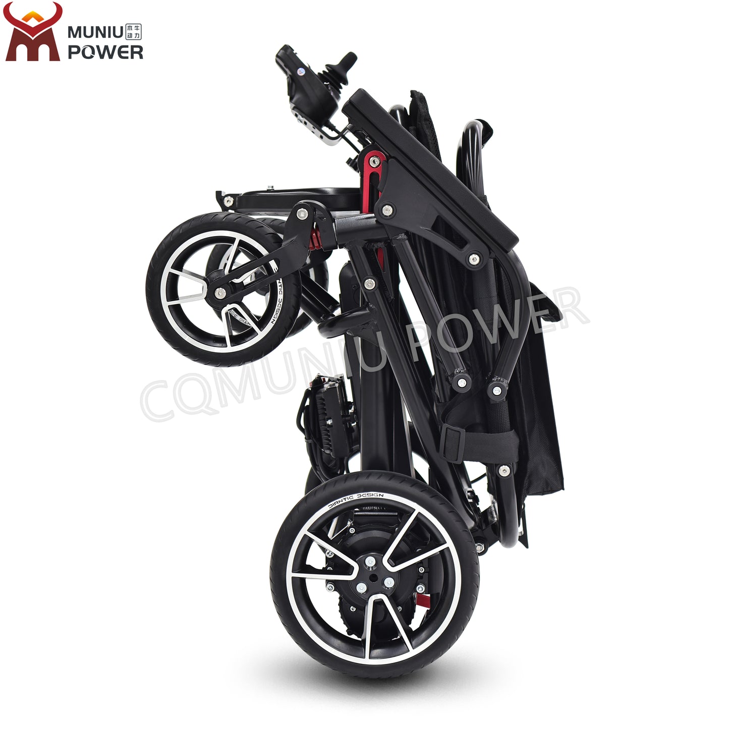 MNK02 Brushless Motor Lightweight Foldable Electric Wheelchair for Disabled & Adult