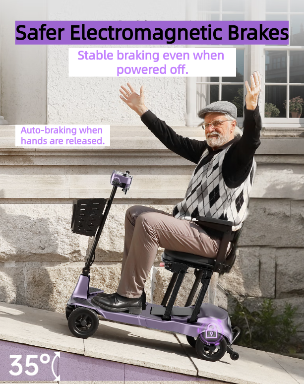 MNT580 Lightweight Electric Foldable Mobility Scooter