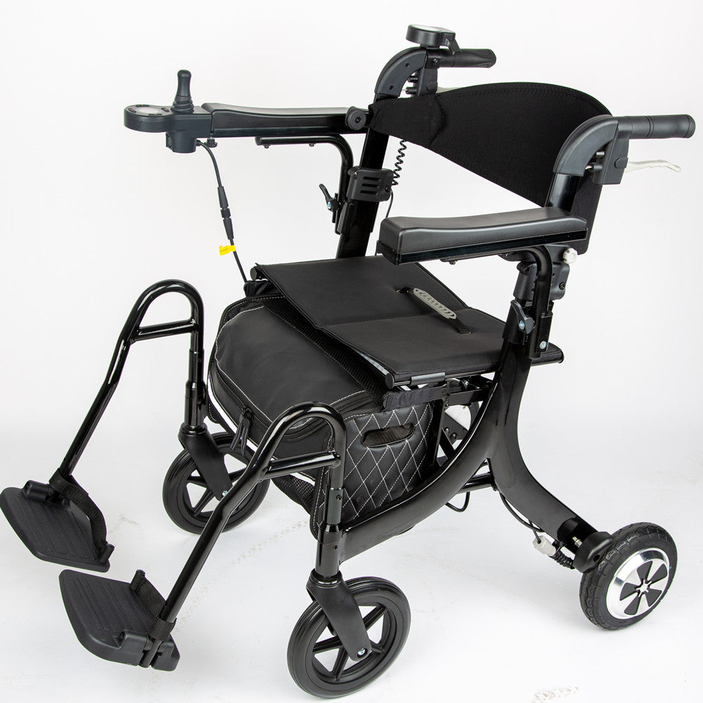 MN8865 Electric Folding Rollator Walker for The Elderly and Disabled