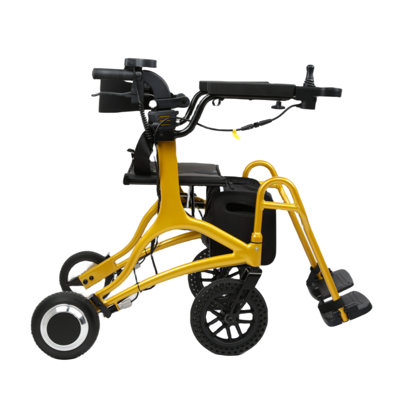 MN8867 4 in 1 Multifunction Lightweight Electric Rollator Walker Wheel Chair with Seat
