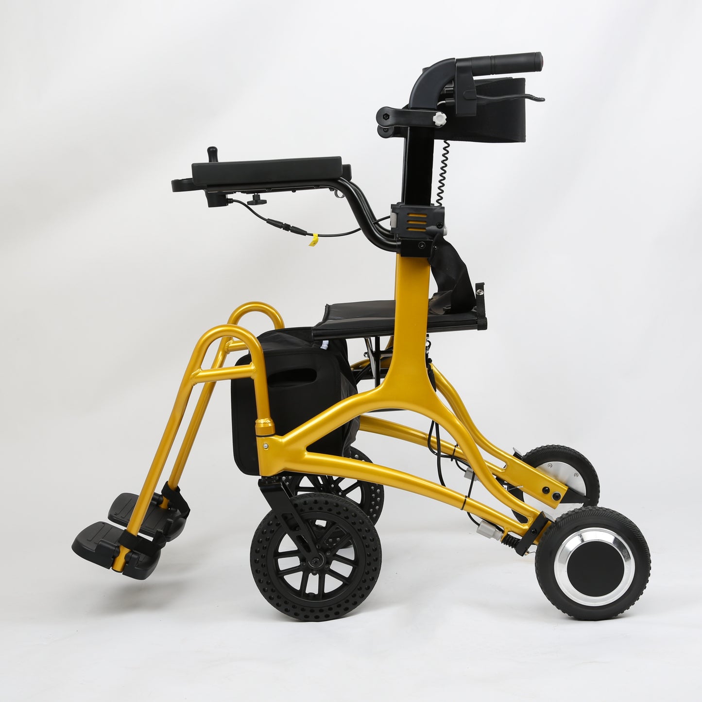 MN8867 4 in 1 Multifunction Lightweight Electric Rollator Walker Wheel Chair with Seat