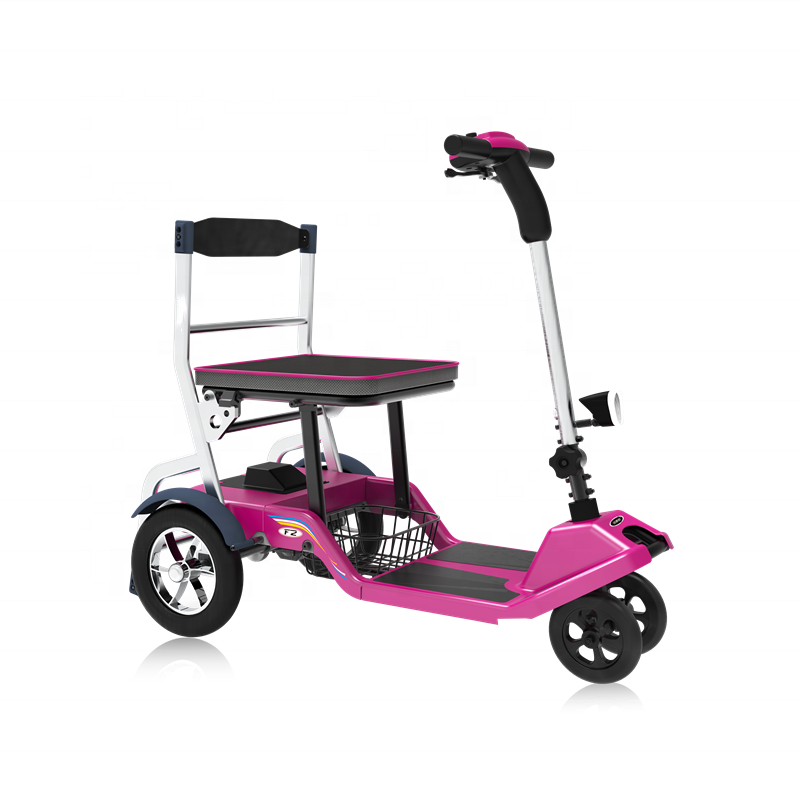 F2 MUNIU Lightweight Folding Electric Travel Mobility Scooter for Adults Elderly Disabled