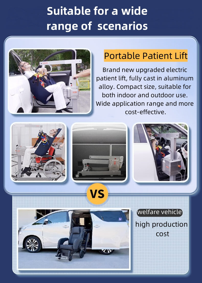 HY303 Aluminum Portable Electric Patient Lift