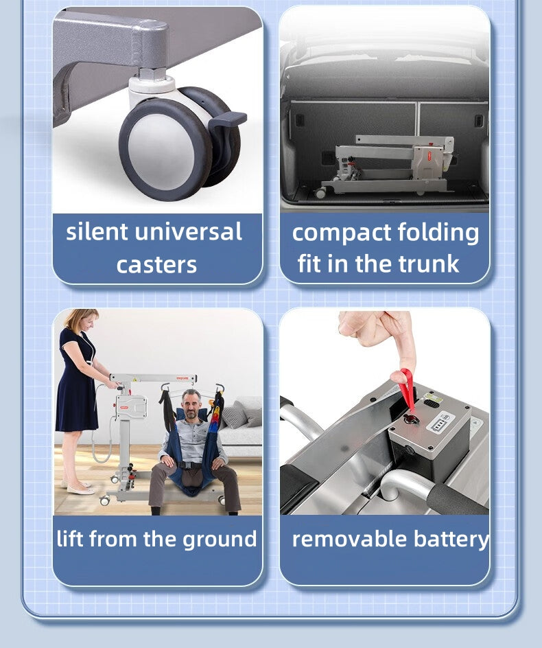 HY303 Aluminum Portable Electric Patient Lift