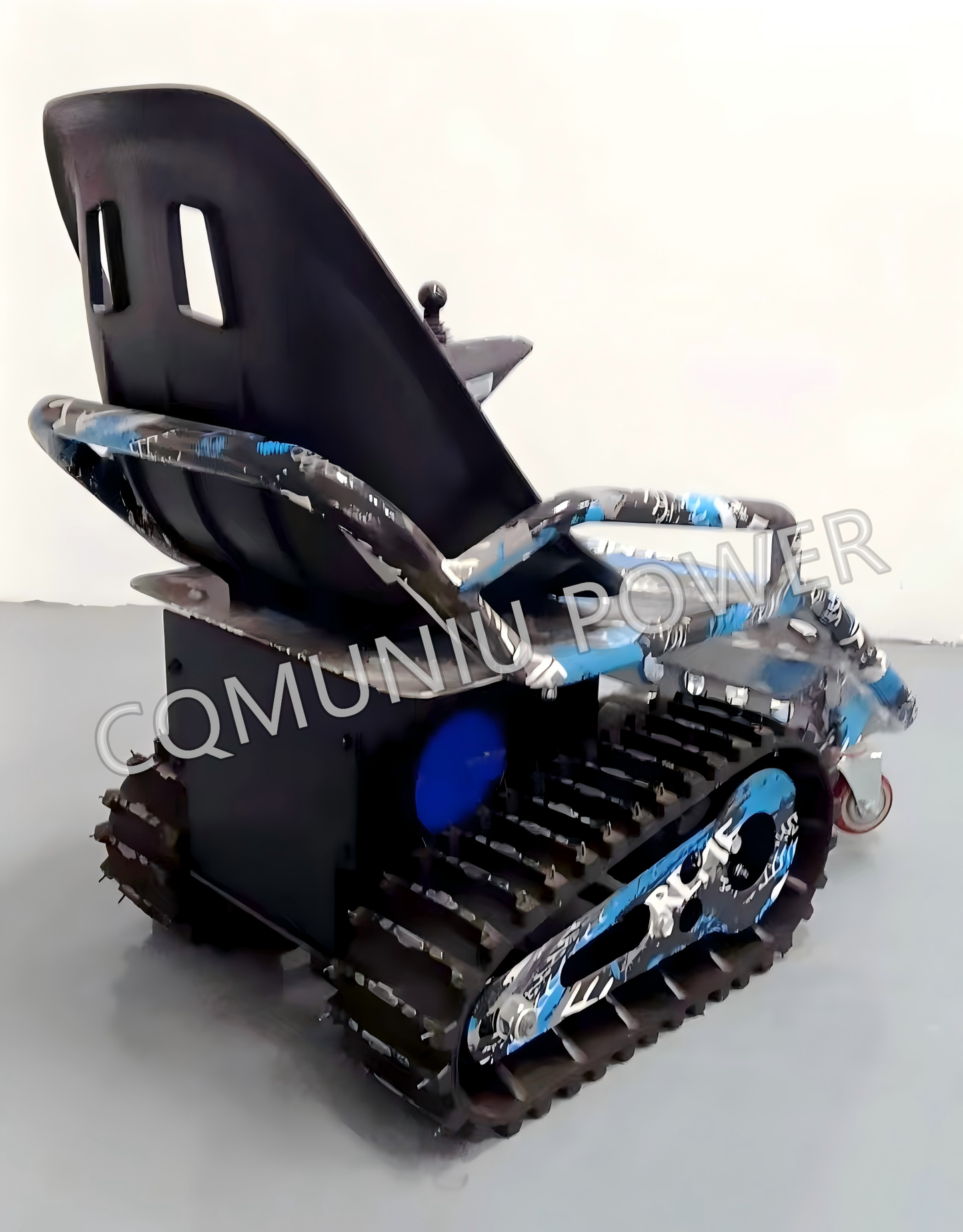 MN-GK01 Mini Electric Tracked Tank Drivable Vehicle Amusement Rides Park Go-Kart All Terrain Go Kart for Kids