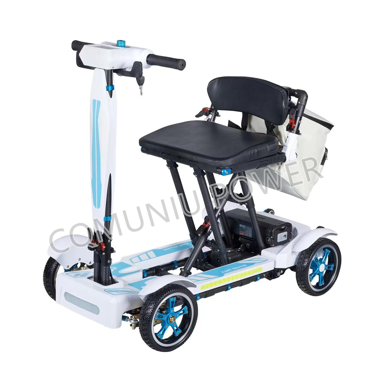 MN-W05A Ultra Lightweight Foldable Carbon Fiber Folding Mobility Scooters