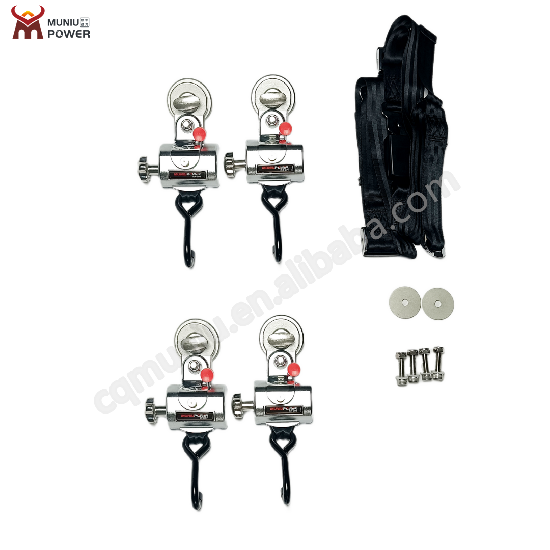 MPT-T201 Manual Release Tie Down System Wheelchair Retractor Wheelchair Restraint System