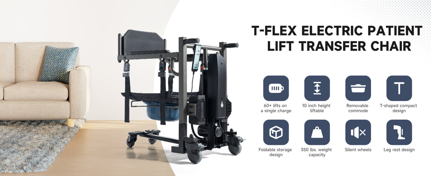 T-FLEX Multifuction Patient Lift Transfer Chair