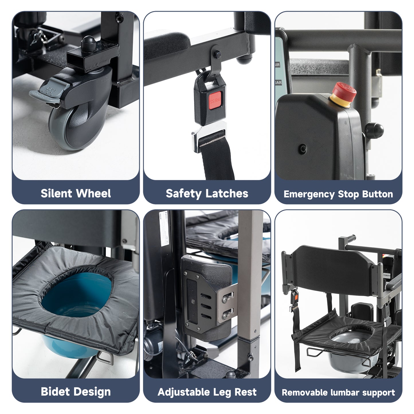T-FLEX Multifuction Patient Lift Transfer Chair