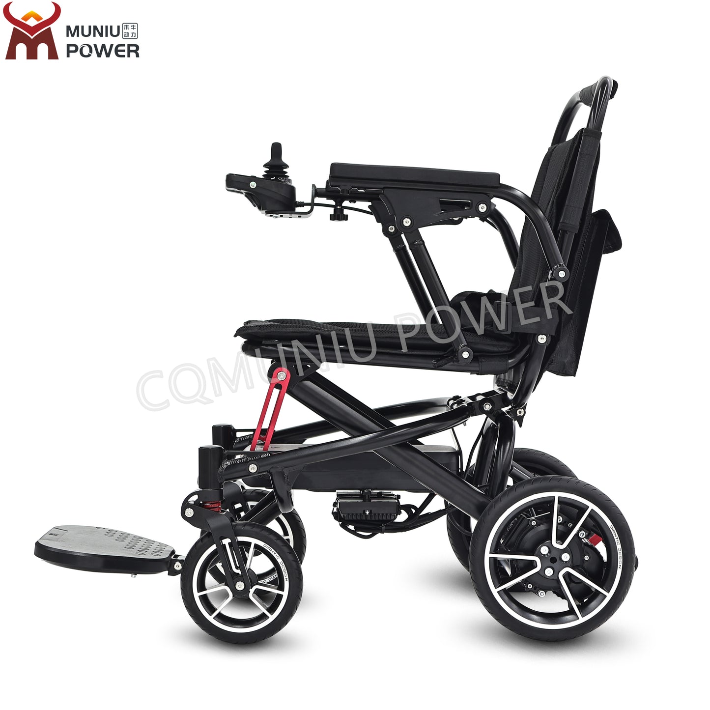 MNK02 Brushless Motor Lightweight Foldable Electric Wheelchair for Disabled & Adult