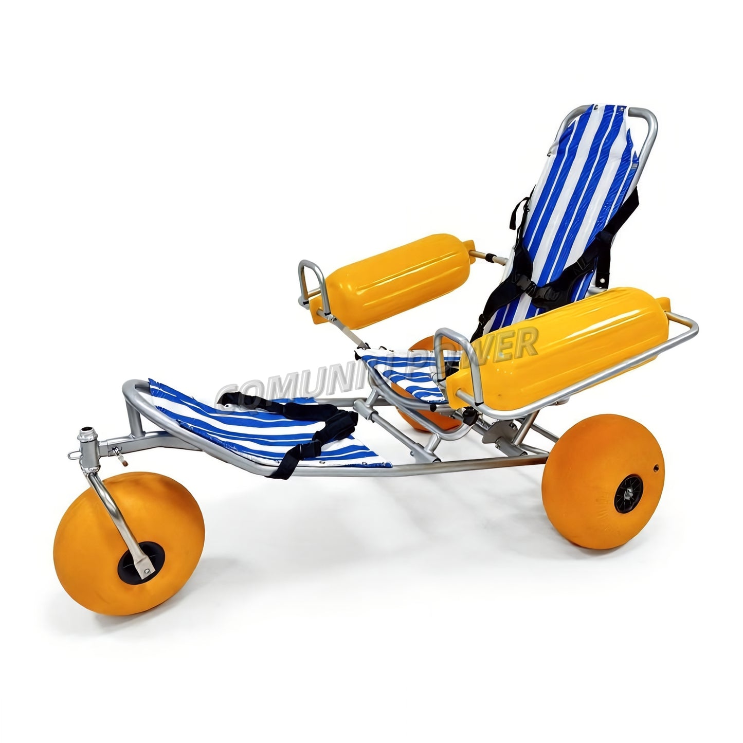 MN-BW01 Motorized Folding Floating Beach Accessible Wheelchairs All Terrain Sand Wheel Chair
