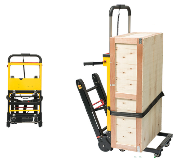 MN-11A Aluminum Alloy Electric Stair Climber Hand Trolley 24V Lithium Battery 160kg Capacity Up/Down Stairs Hospital