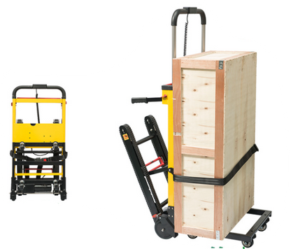 MN-11A Aluminum Alloy Electric Stair Climber Hand Trolley 24V Lithium Battery 160kg Capacity Up/Down Stairs Hospital
