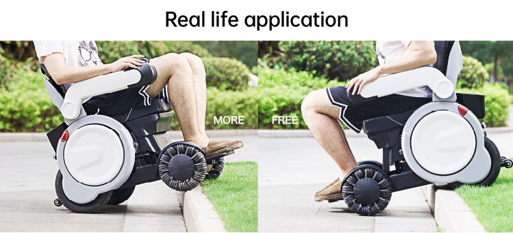 MN-LB01 70Ah All Terrain 4 Wheel Off Road Handicapped Electric Mobility Scooter Powerful Wheelchair