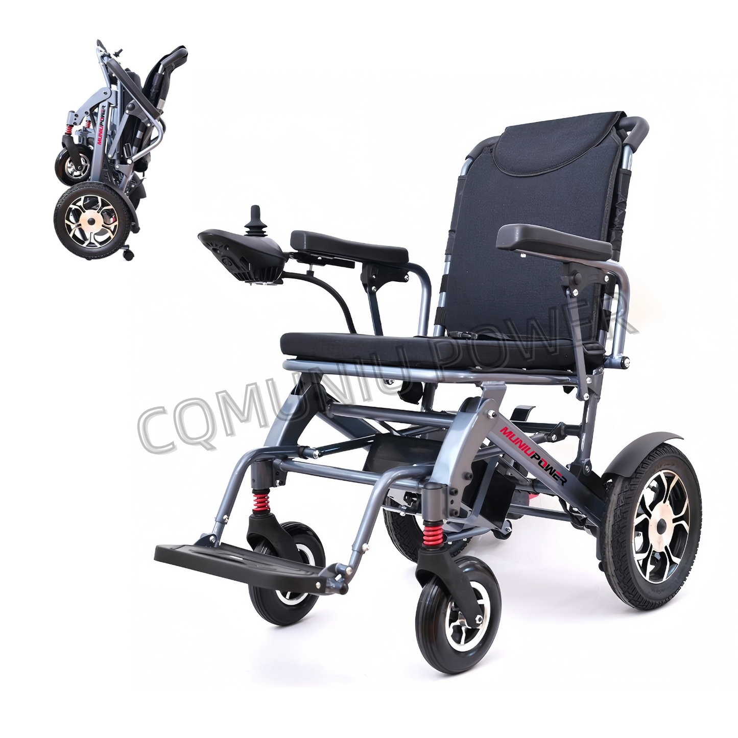 MN-003 Airline-Approved Lightweight Folding Electric Wheelchair