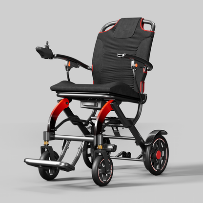 MN04 Lightweight Semi Carbon Fiber Aluminum Alloy Electric Wheelchair