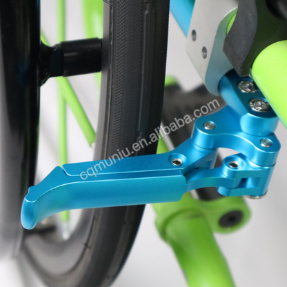 MN19-010 Wheelchair Parts 100% Aluminum Wheelchair Hand Brake