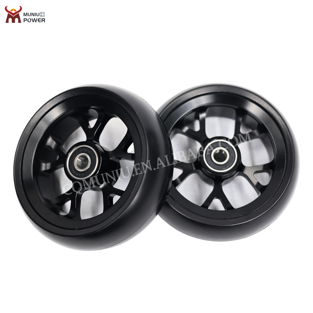 MN16-A401 MUNIU Wheelchair Parts 4'' Front Wheel for Sports Wheelchair