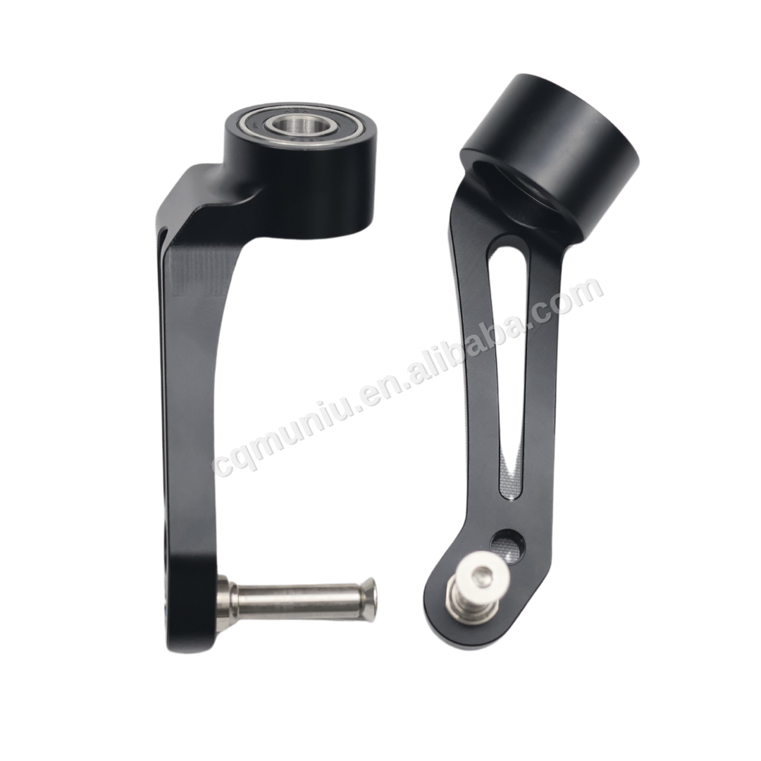 MN06-S2 Aluminum Wheelchair Caster Fork with Titanium alloy axle for 4 inch 5 inch Wheel