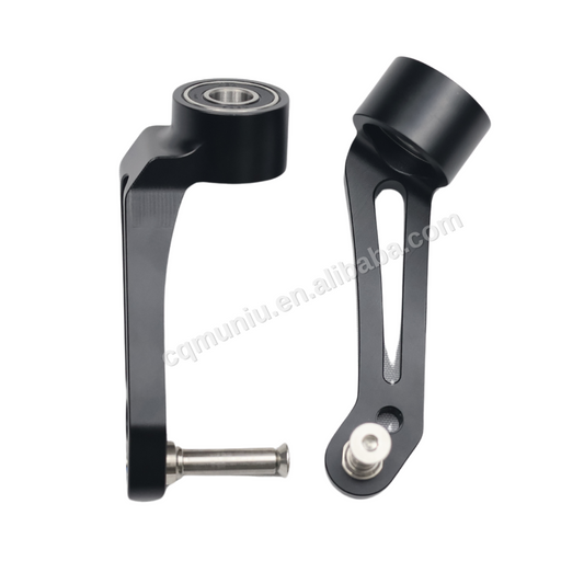 MN06-S2 Aluminum Wheelchair Caster Fork with Titanium alloy axle for 4 inch 5 inch Wheel