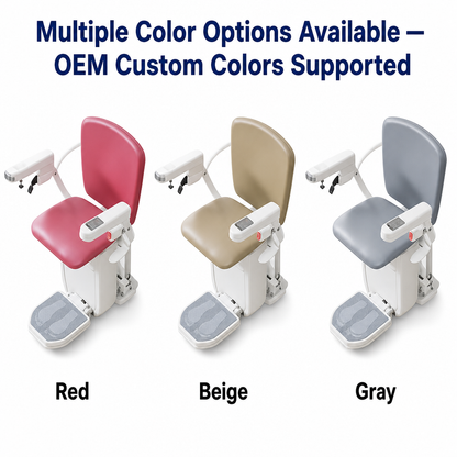 MN-CC03 Electric Curved Stair Lift Chair for Elderly & Mobility-Impaired Users