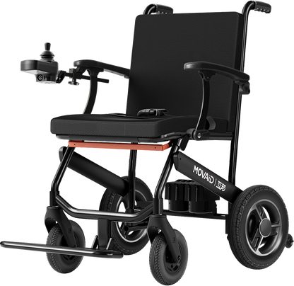 MN-LD3-B Lightweight Carbon Fiber Electric Wheelchair for Adults Compact Folding