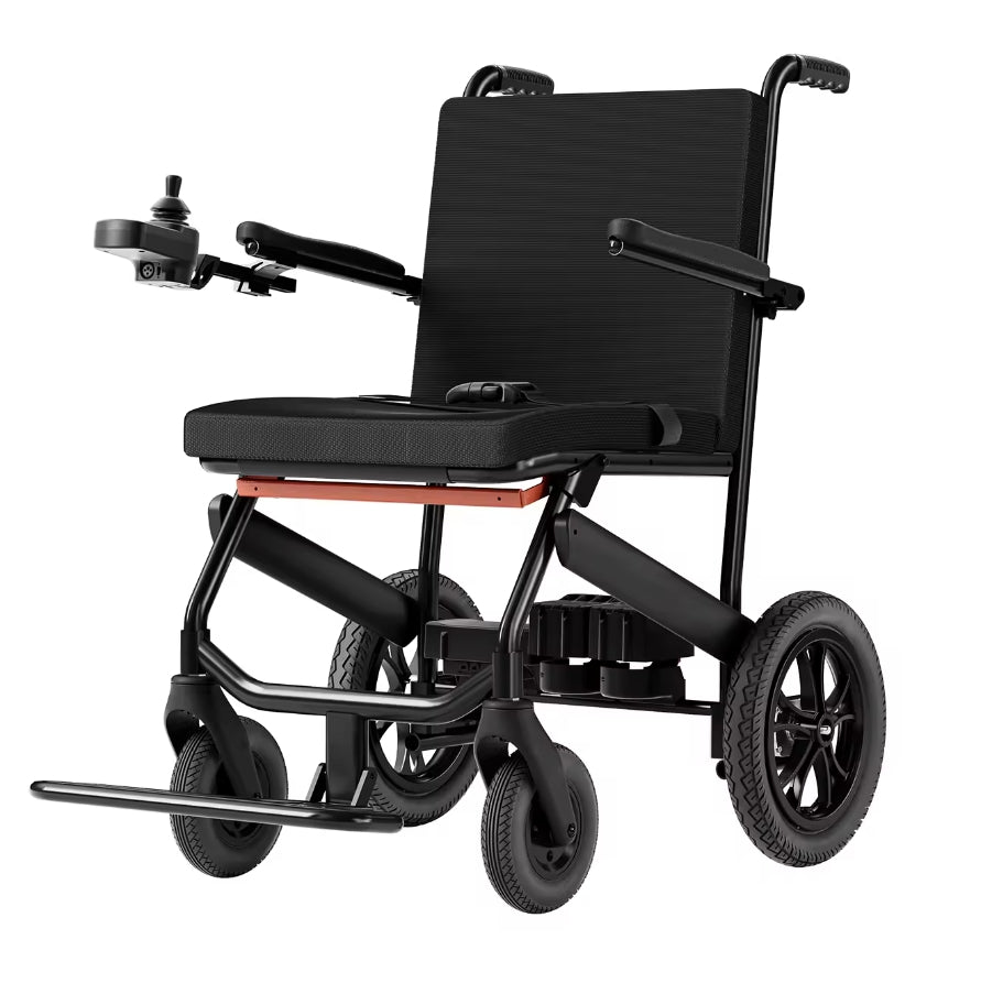 MN-LD3-B Lightweight Carbon Fiber Electric Wheelchair for Adults Compact Folding