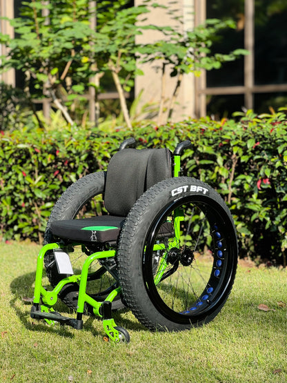MN-BWR01 Wheelchair Parts 24 Inch Wheelchair Rear Wheel Beach Fat Tire