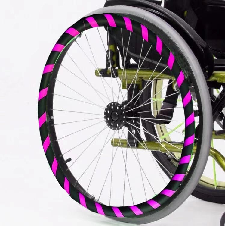 HR24-03 MUNIU Wheelchair Parts 24'' Rear Wheel Hand Push Rim Cover