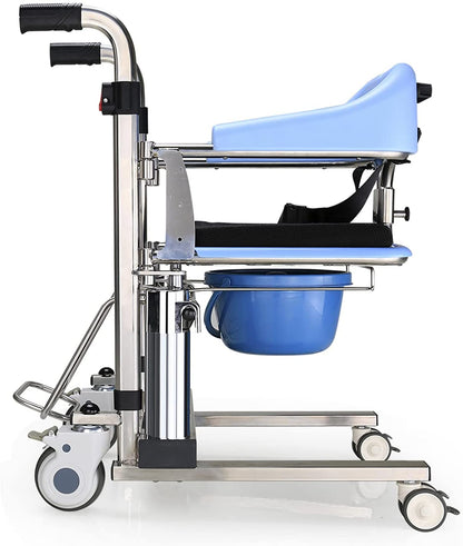 MN260 Waterproof Stainless Steel Hydraulic Patient Lifting Transfer Chair Elderly