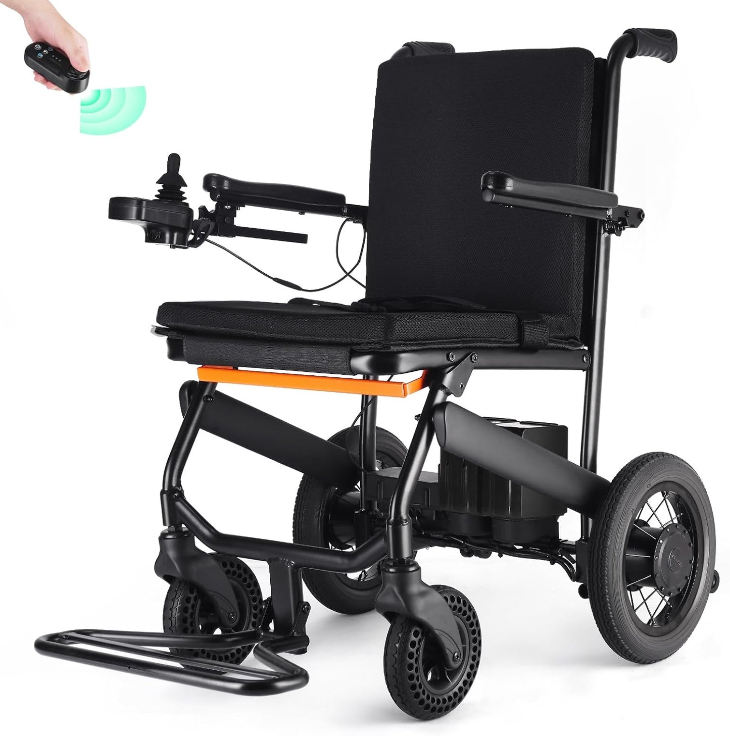MN-LD3-B Lightweight Carbon Fiber Electric Wheelchair for Adults Compact Folding
