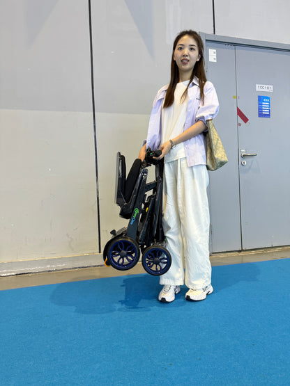 MNS2501 14.5kg Ultra Lightweight All Carbon Fiber Electric Mobility Scooter Folding Travel Handicapped Scooter for Disabled