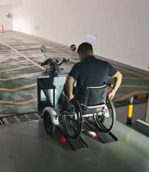 MN-WS01 800W Electric Tricycle with Wheelchair Platform