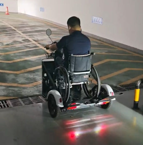 MN-WS01 800W Electric Tricycle with Wheelchair Platform