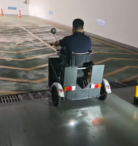 MN-WS01 800W Electric Tricycle with Wheelchair Platform