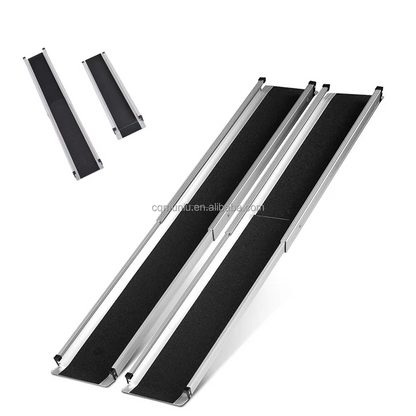 MN-207 Aluminum Foldable Threshold Wheelchair Access Ramp Telescopic Ramp