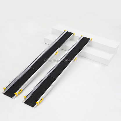 MN-207 Aluminum Foldable Threshold Wheelchair Access Ramp Telescopic Ramp