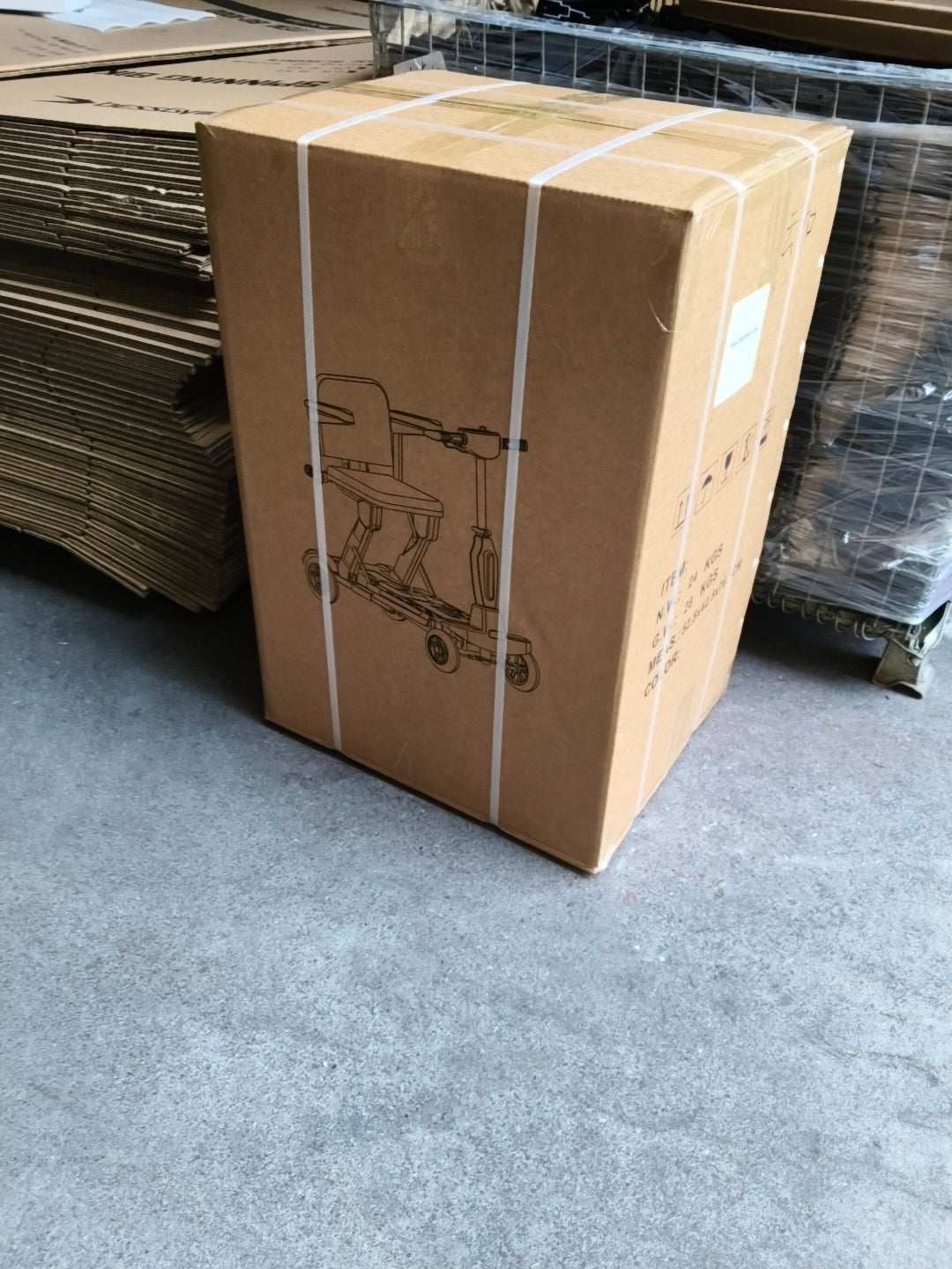 AC17 Portable Folding Mobility Scooters Electric 4 Wheel Outdoor