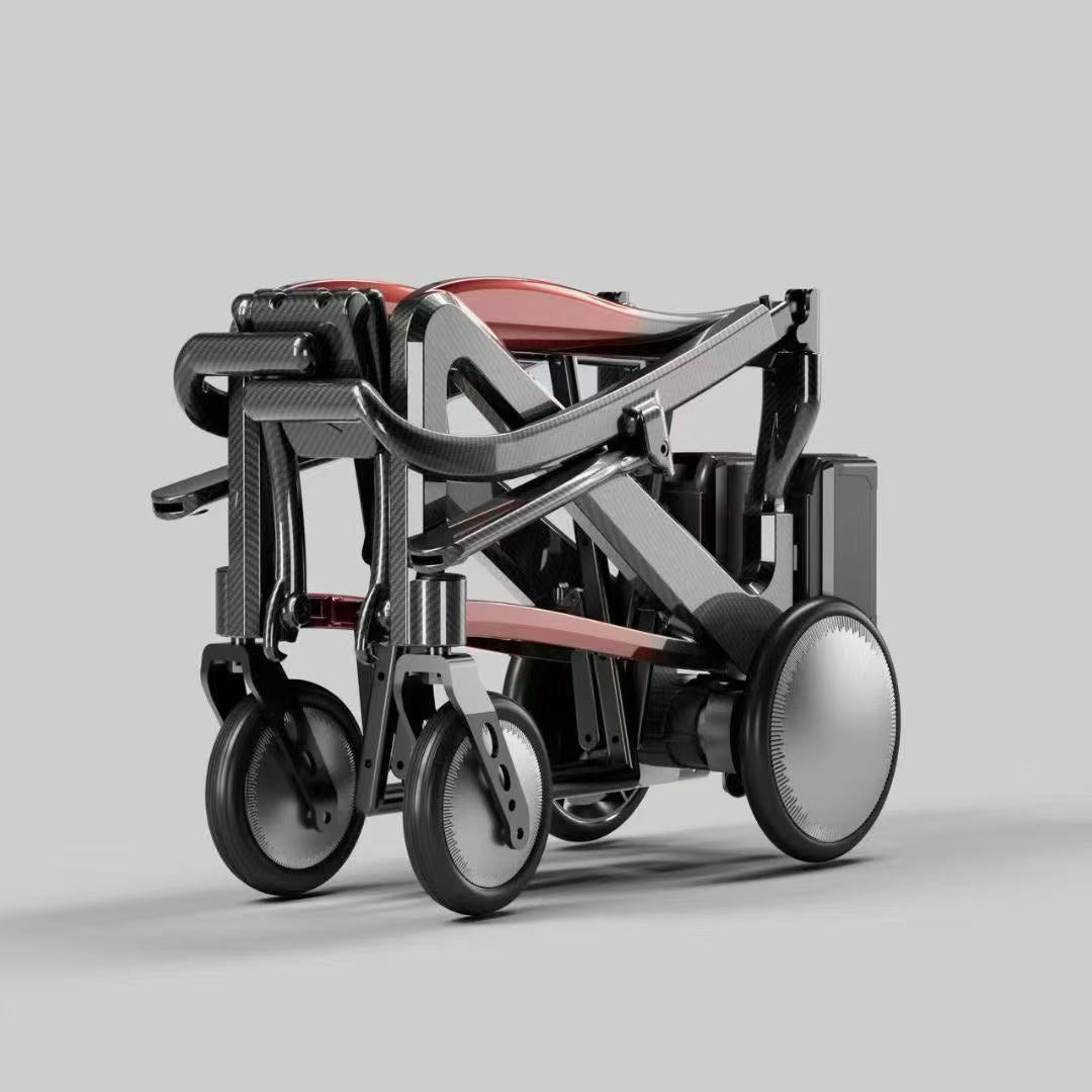 MNT8 9.8kg Ultra lightweight Carbon Fiber Electric Wheelchair